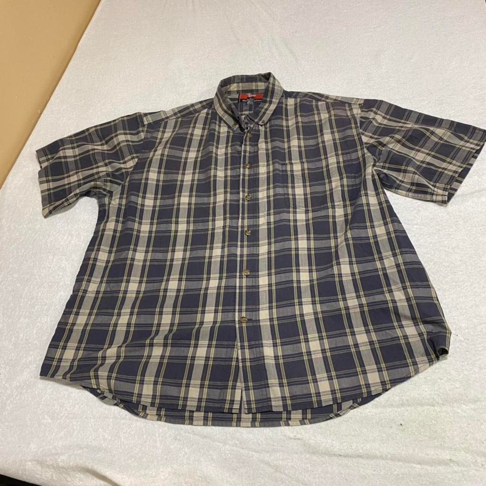 Wrangler Silver Edition short sleeve button up shirt men XL . SKU371